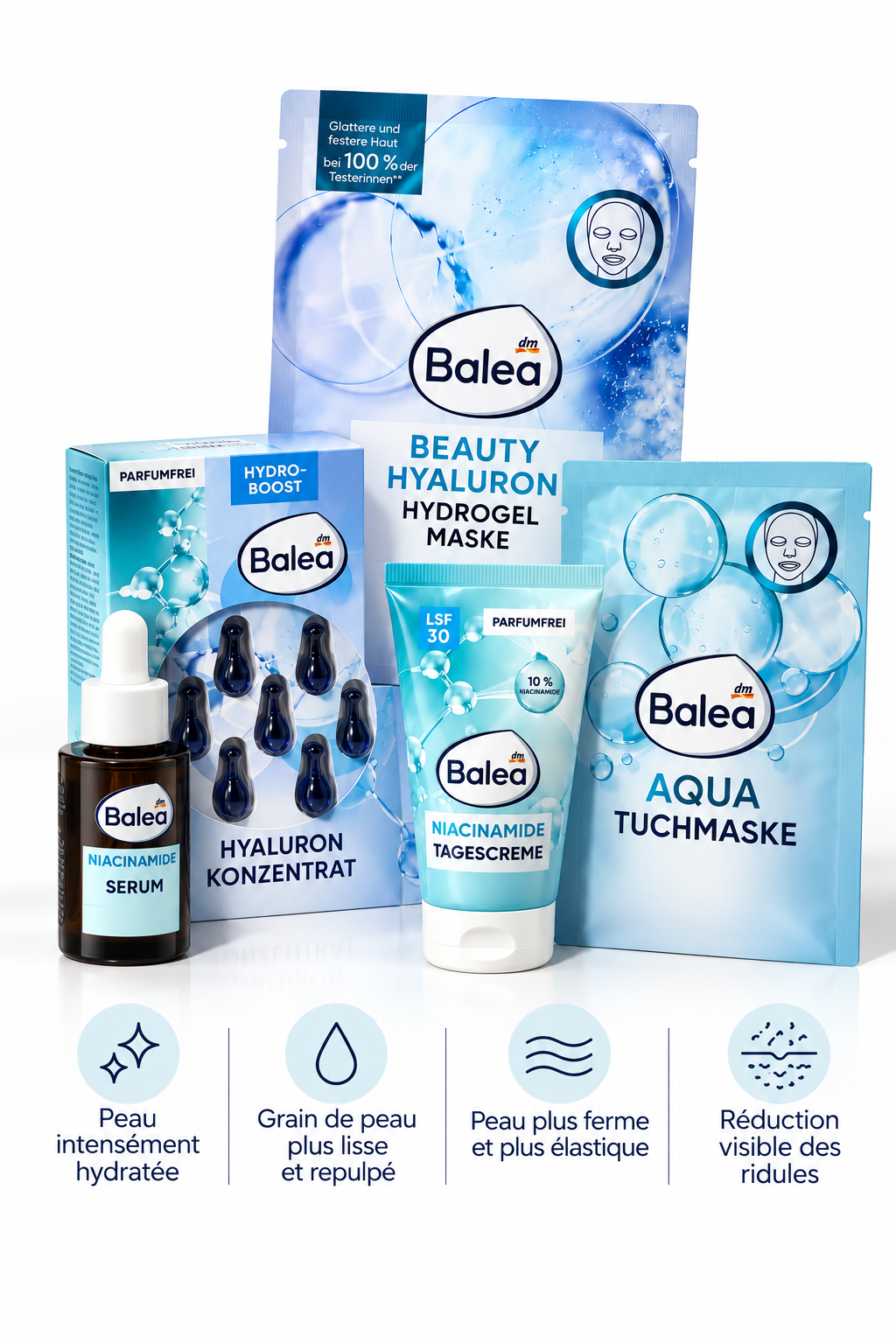 Gamme Hydratation & Acide Hyaluronique