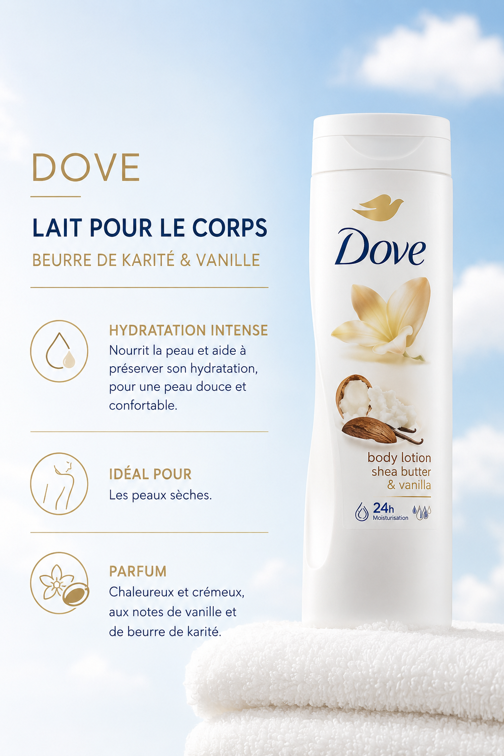 Dove Lotion Karité&Vanille