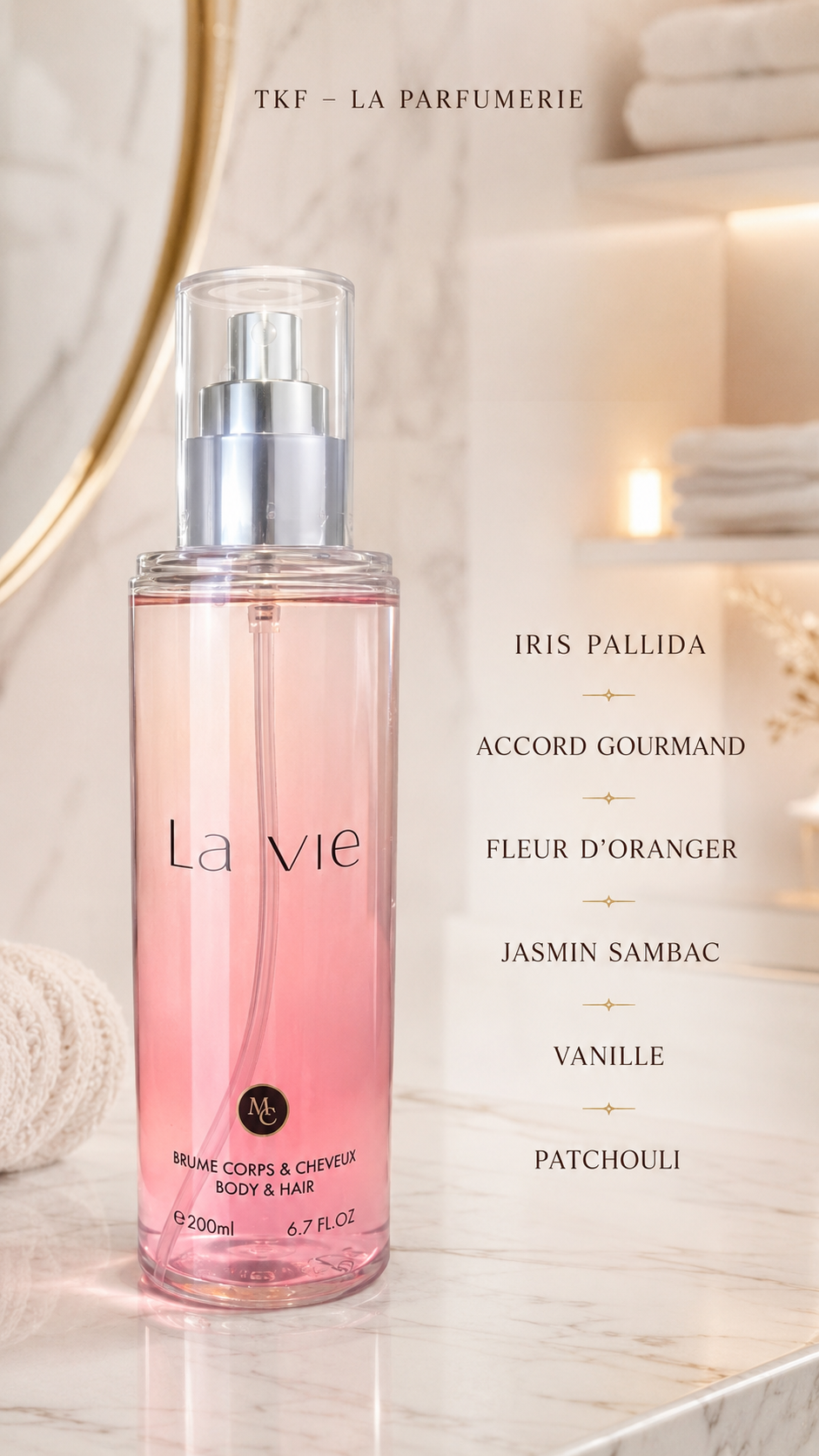 La Vie - Brume Parfumée Corps & Cheveux 200ml