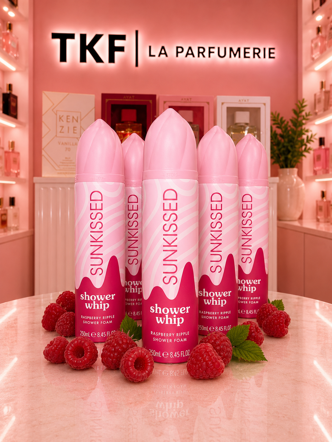 Sunkissed chantilly de douche parfumée