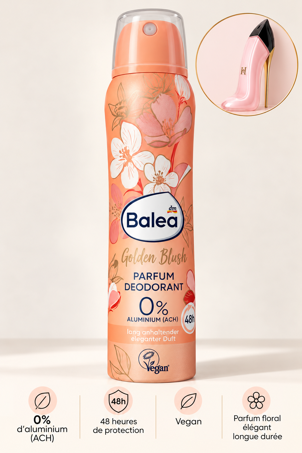 Déodorants parfumés Balea –
