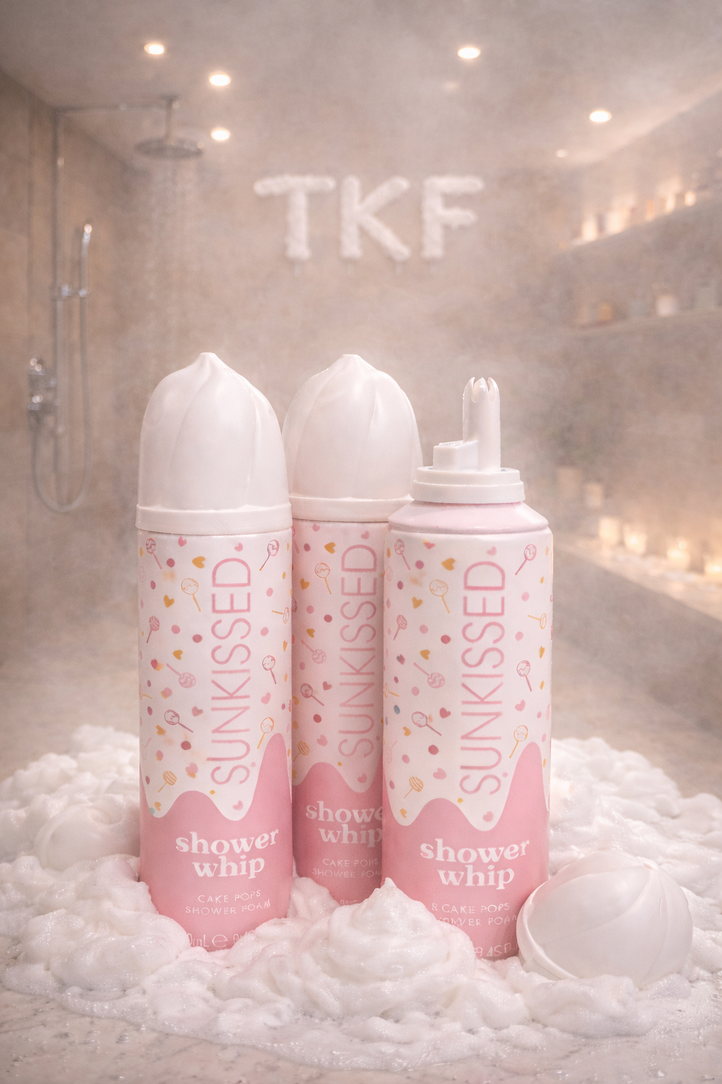 Sunkissed chantilly de douche parfumée