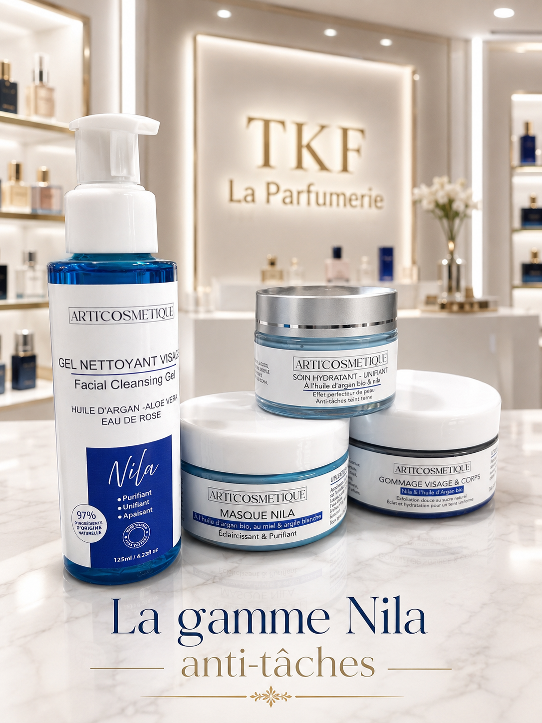 Gamme anti-taches au Nila