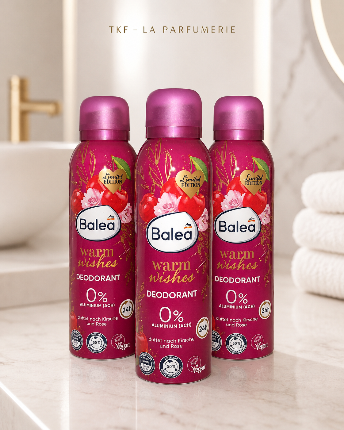 Déodorants parfumés Balea –