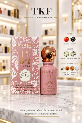 Huiles parfumées roll-on Clive Dorris – 20 ml