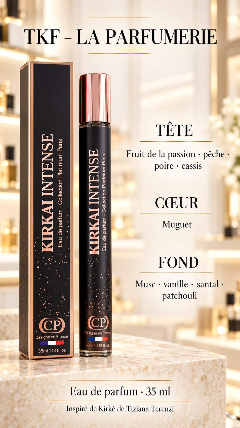 Les vaporisateurs de sac 35ml