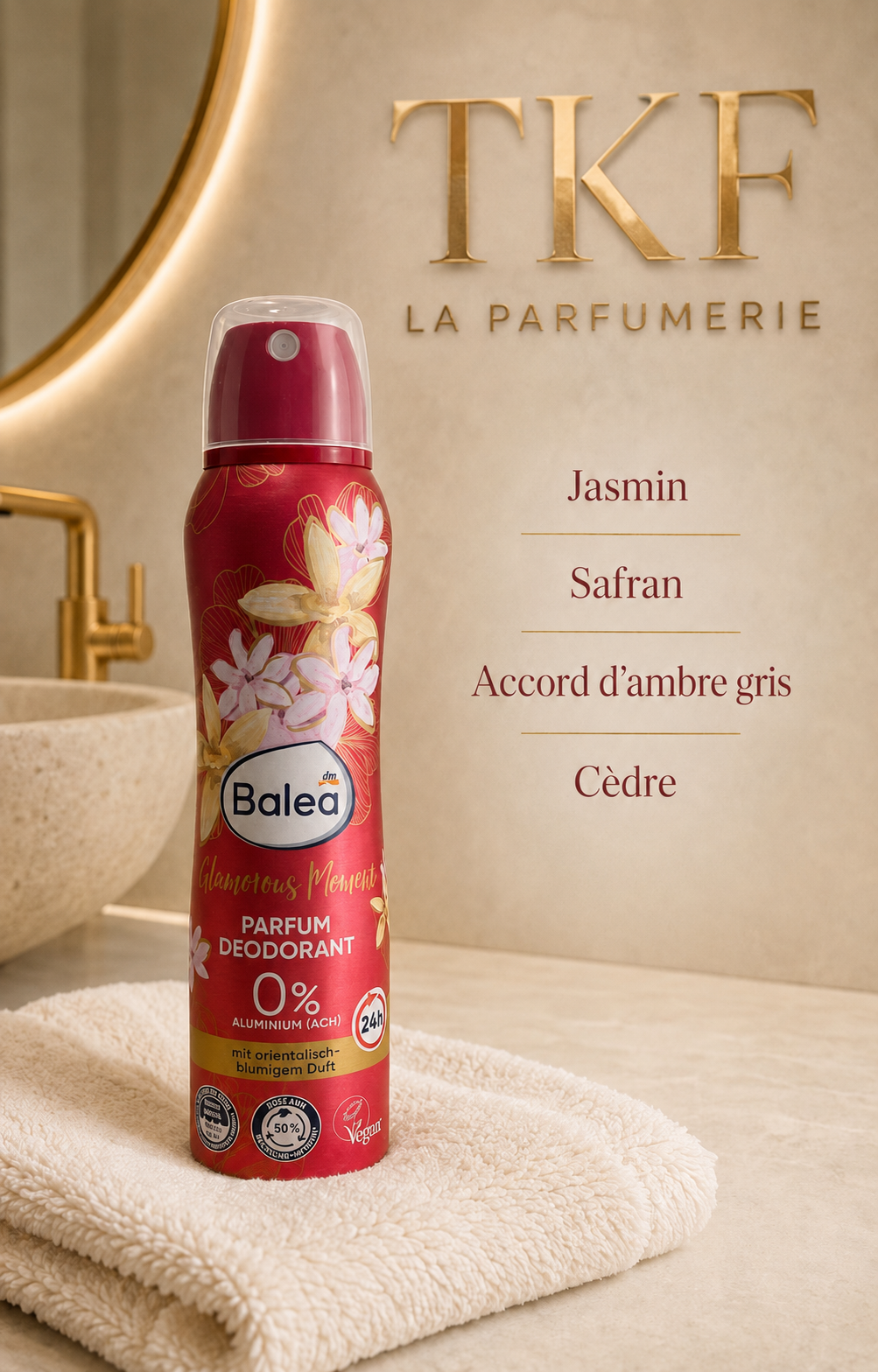Déodorants parfumés Balea –