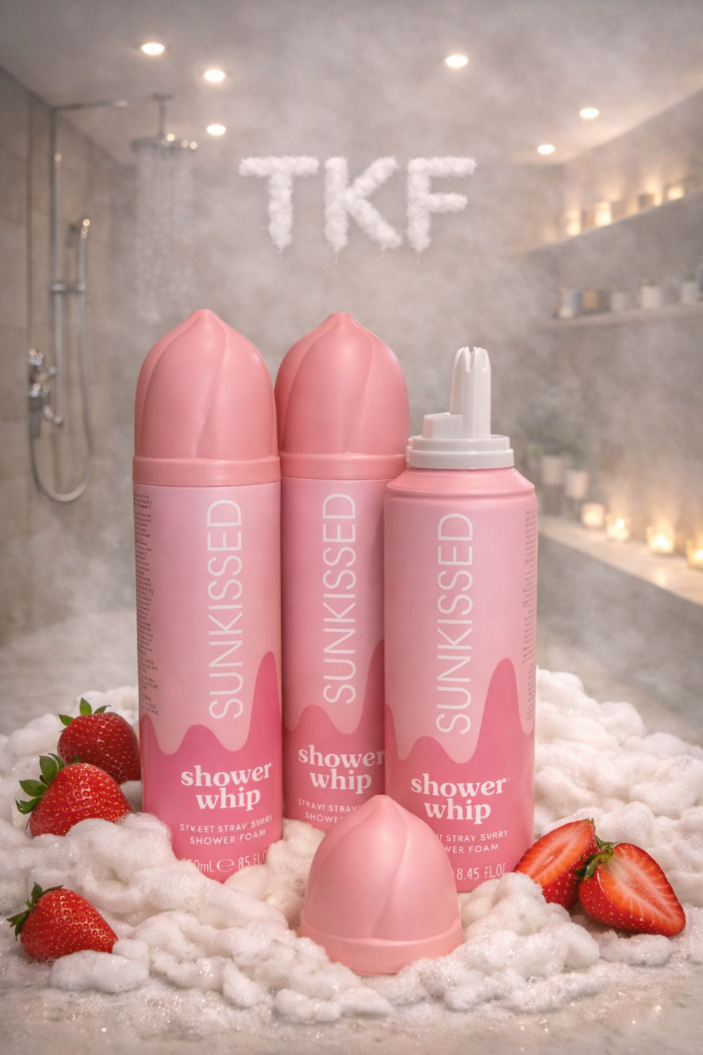 Sunkissed chantilly de douche parfumée
