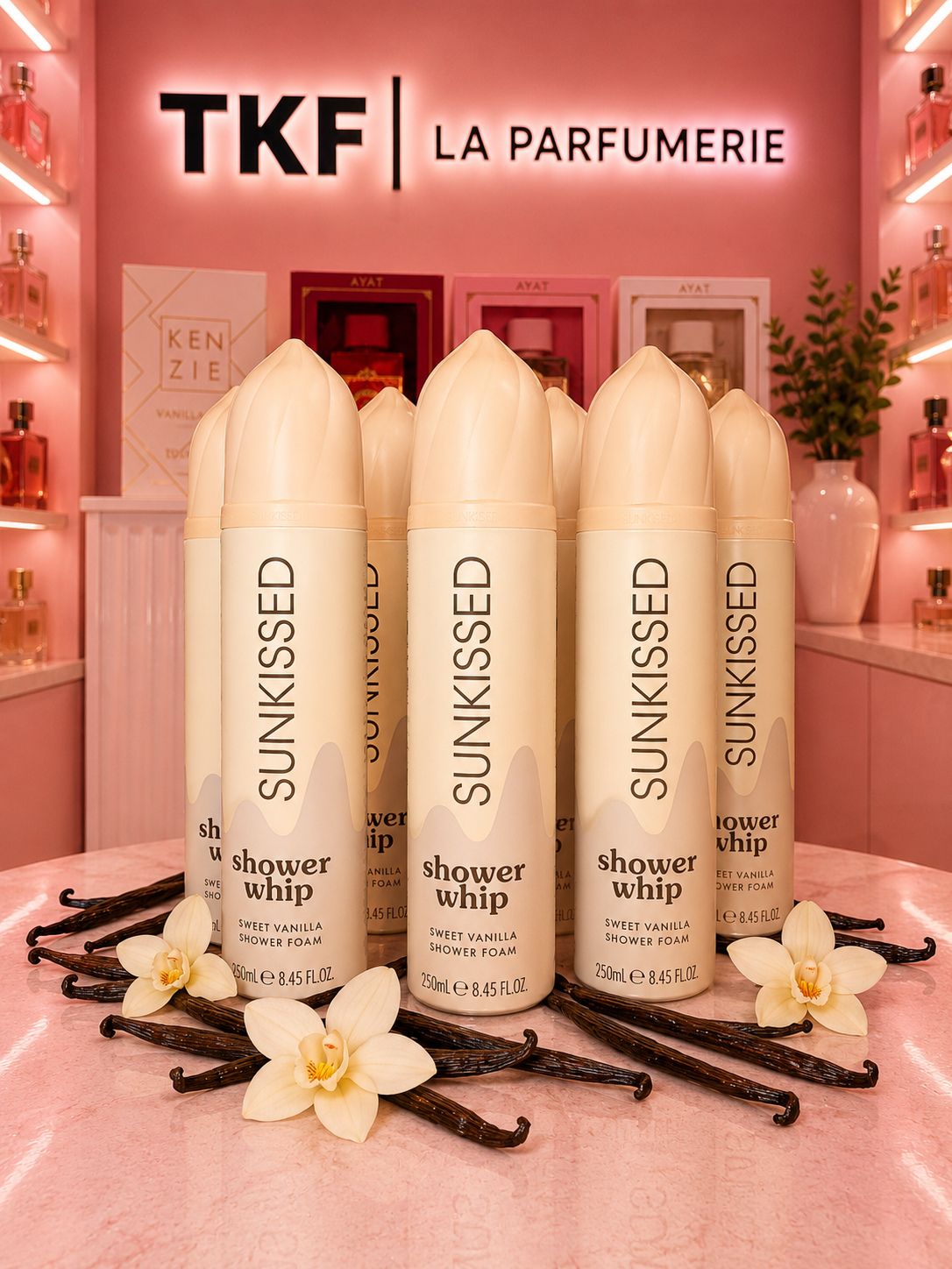 Sunkissed chantilly de douche parfumée