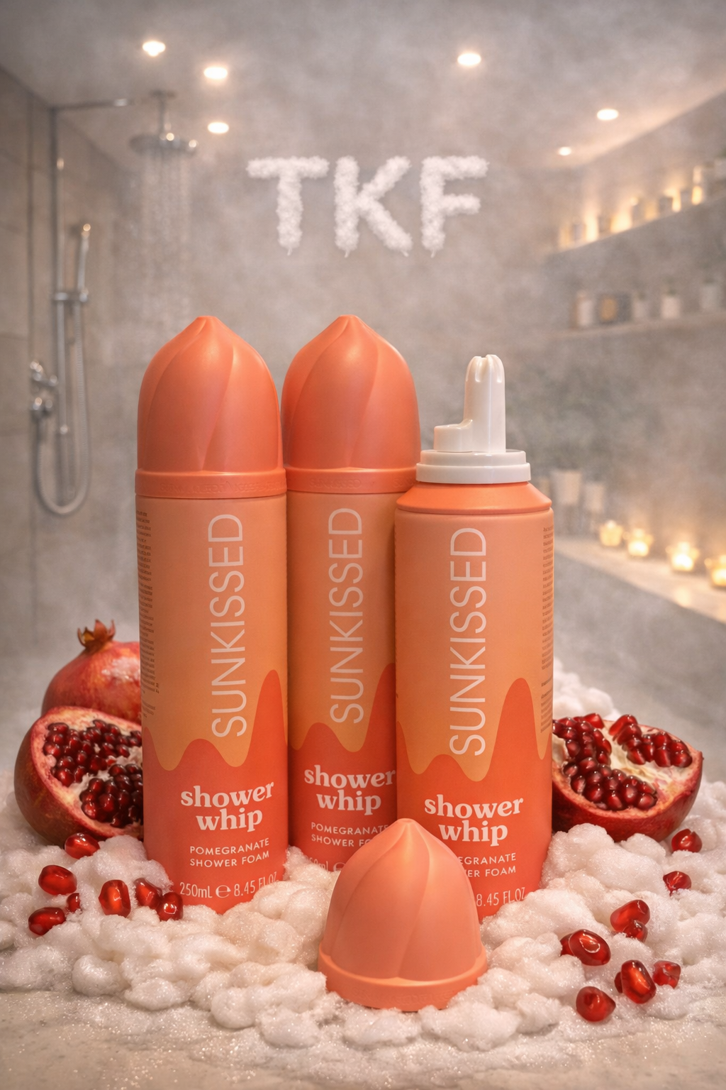 Sunkissed chantilly de douche parfumée