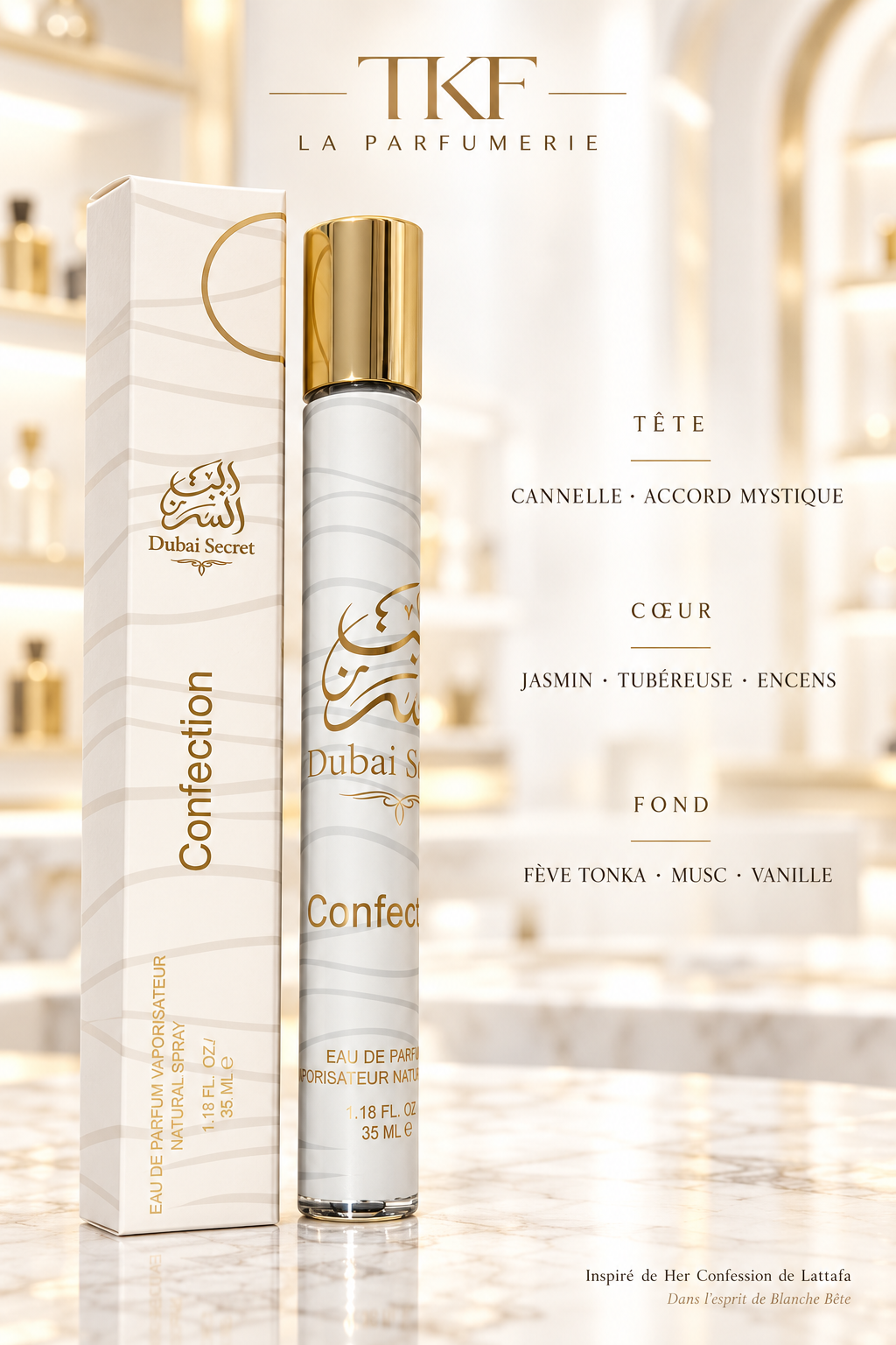 Les vaporisateurs de sac 35ml