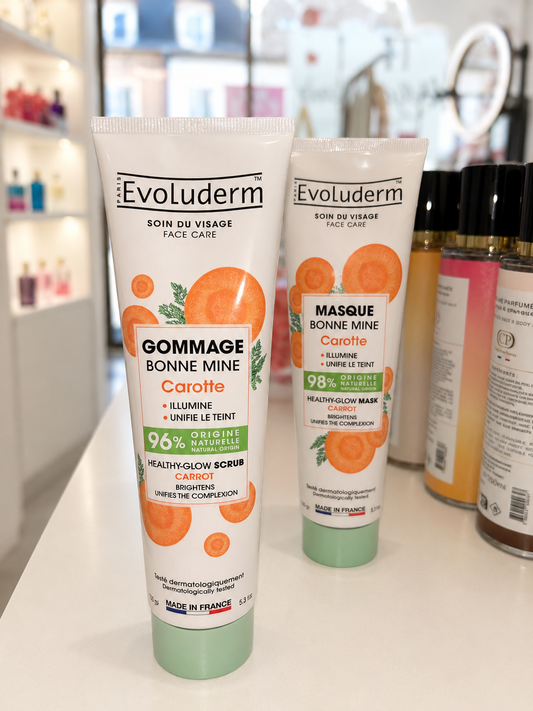 Lot Gommage+Masque à la carotte