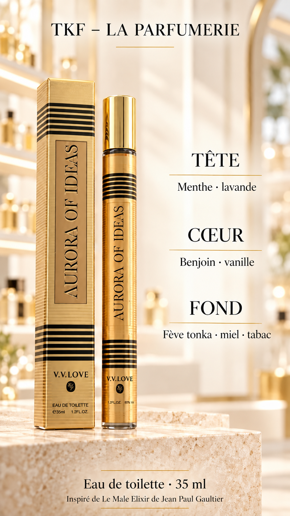 Les vaporisateurs de sac 35ml