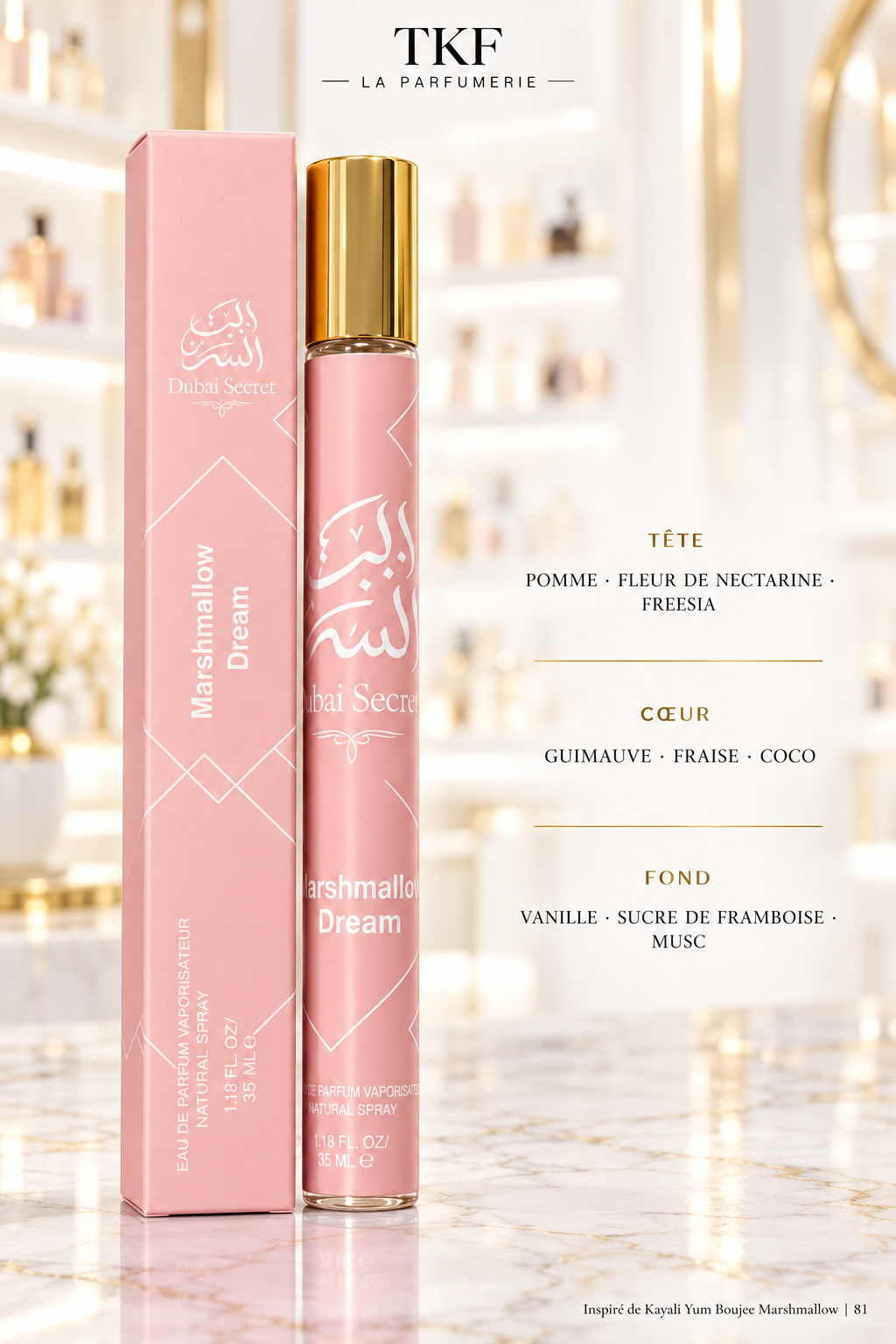 Les vaporisateurs de sac 35ml