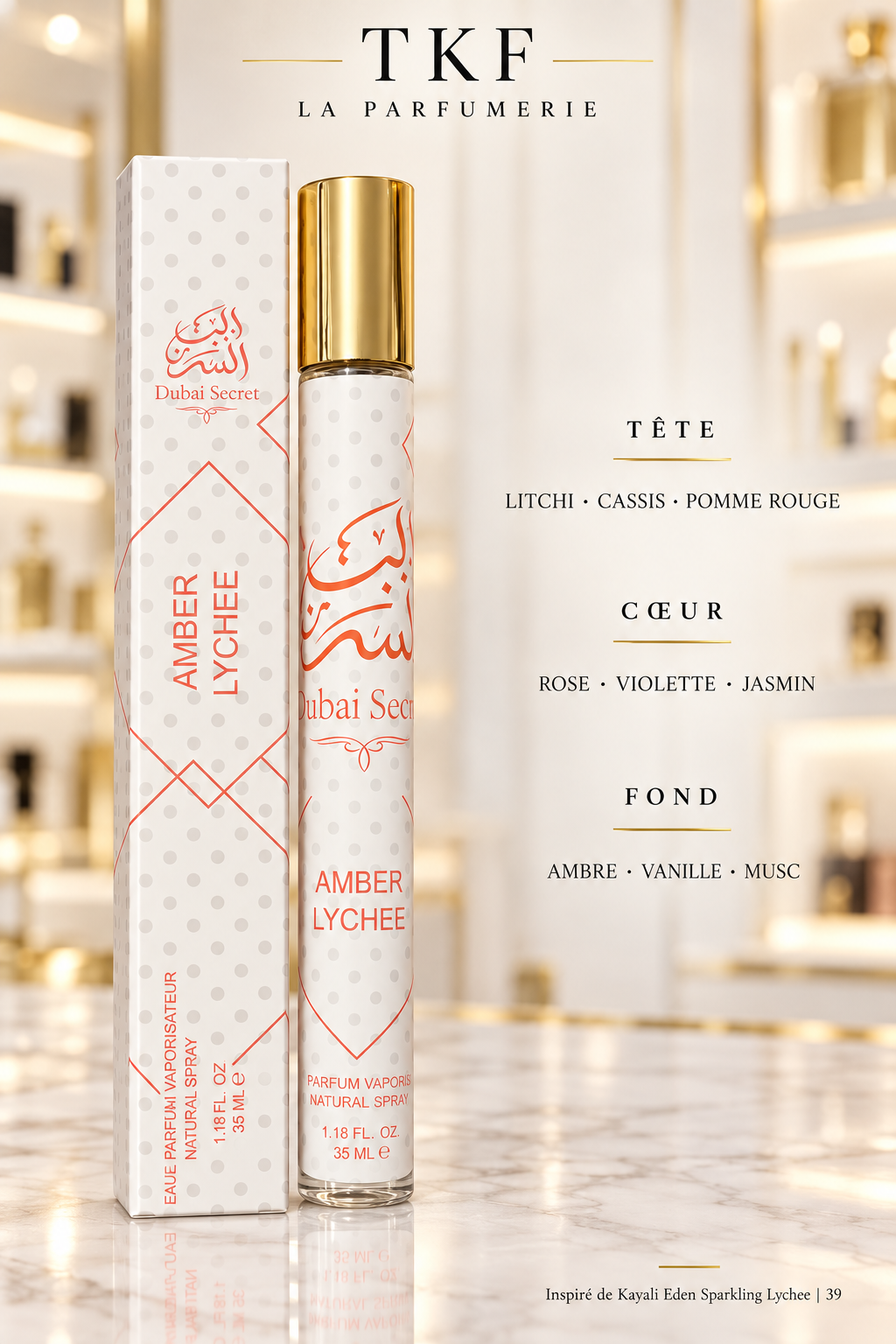 Les vaporisateurs de sac 35ml