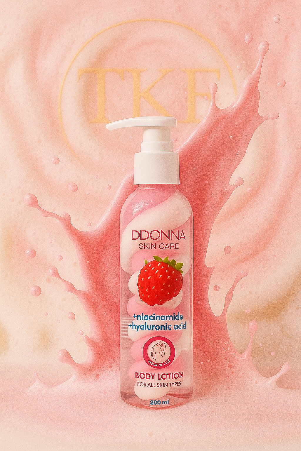 Lait pour le corps Fraise Chantilly 200ml