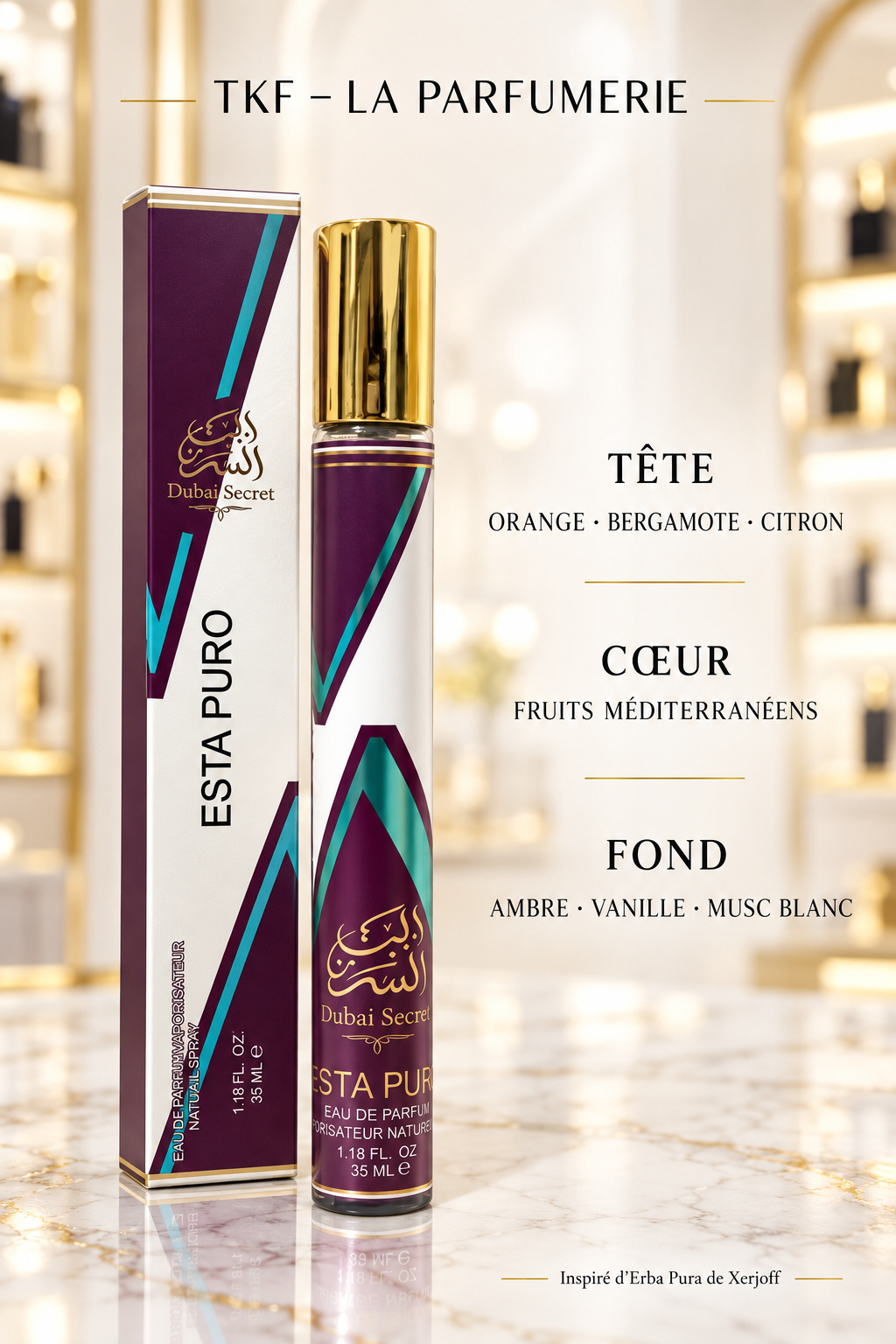 Les vaporisateurs de sac 35ml