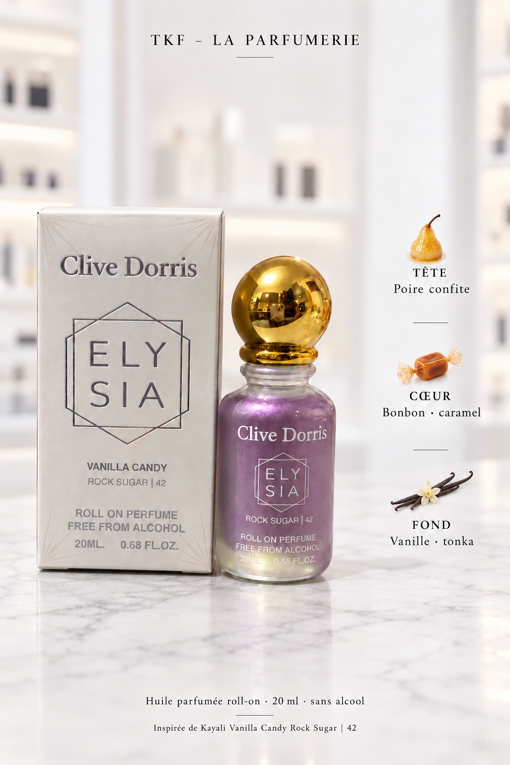 Huiles parfumées roll-on Clive Dorris – 20 ml