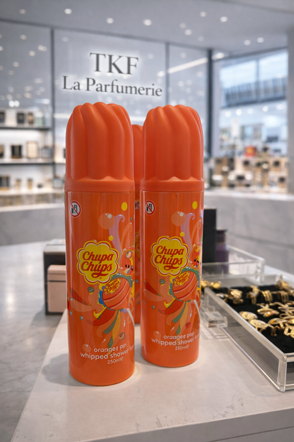 Chupa Chups Whipped Shower Foam 250 ml – Orange Pop ou Strawberry Swirl