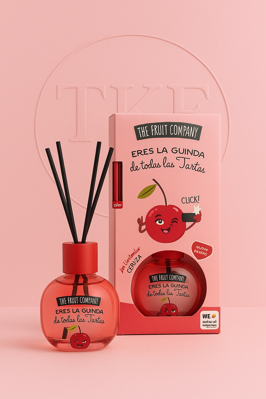 The Fruit Company - Diffuseur Mikado Cerise