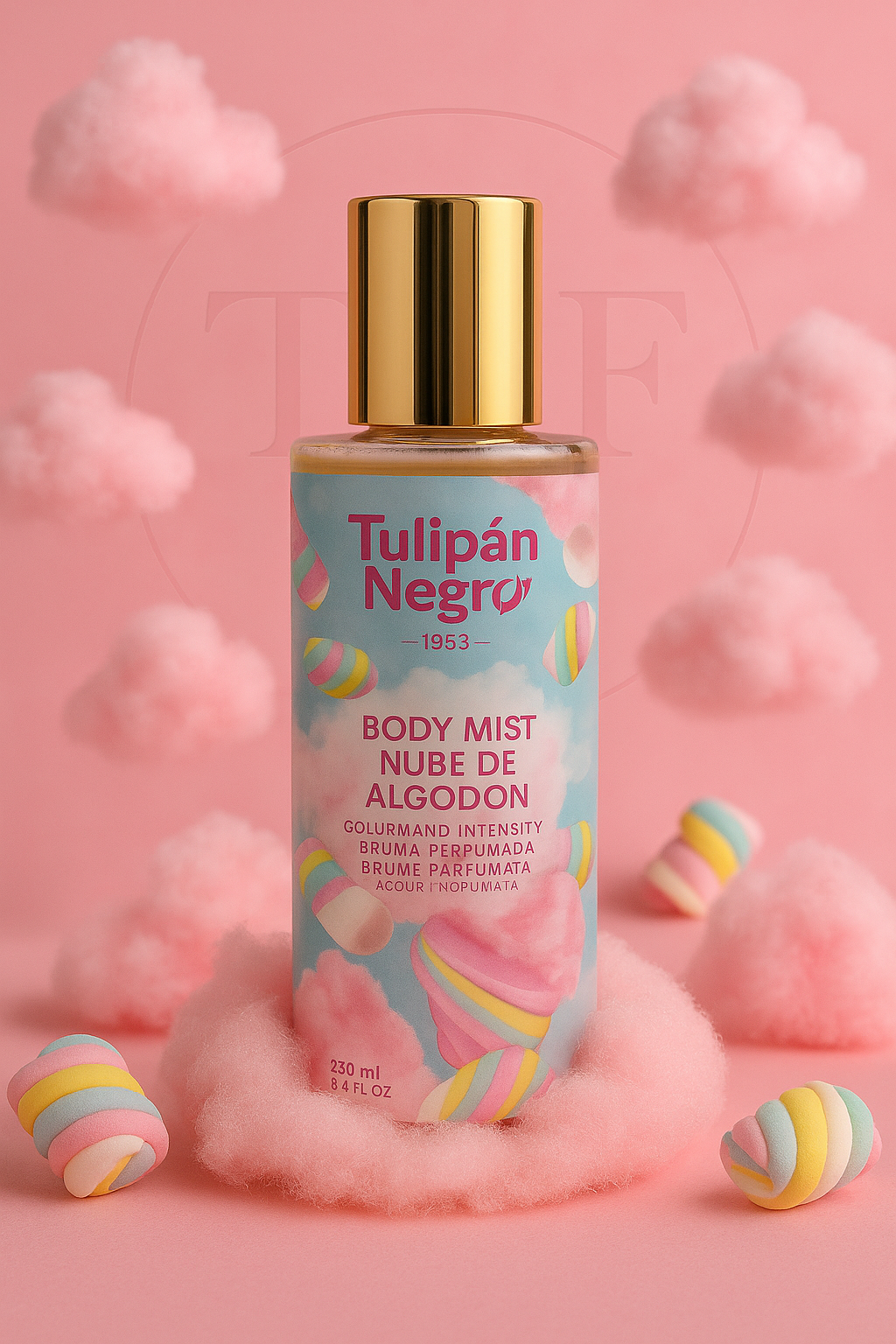 TULIPÁN NEGRO – BODY MIST NUBE DE ALGODON