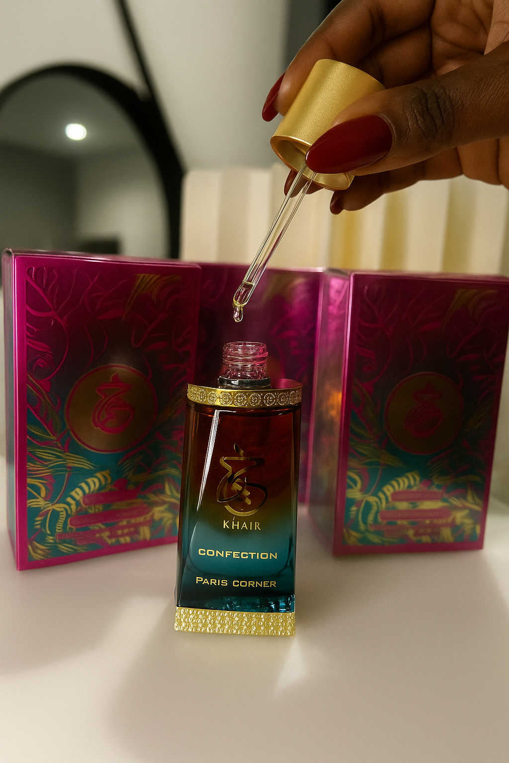 KHAIR CONFECTION – PARIS CORNER – Huile parfumée corps et cheveux