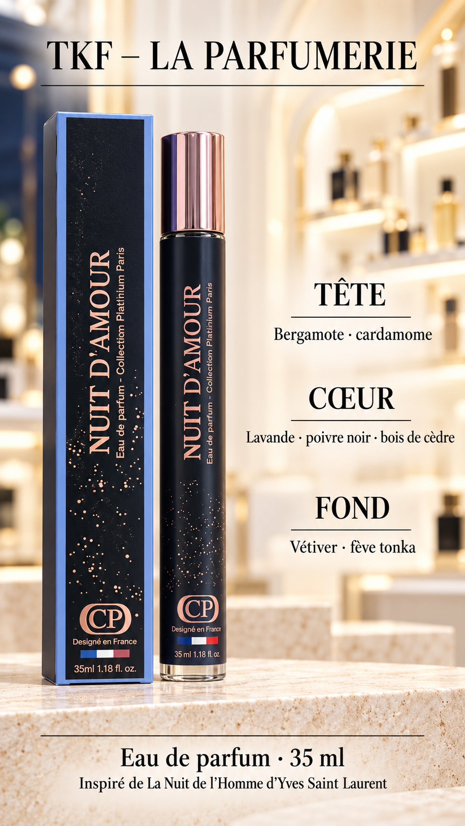 Les vaporisateurs de sac 35ml