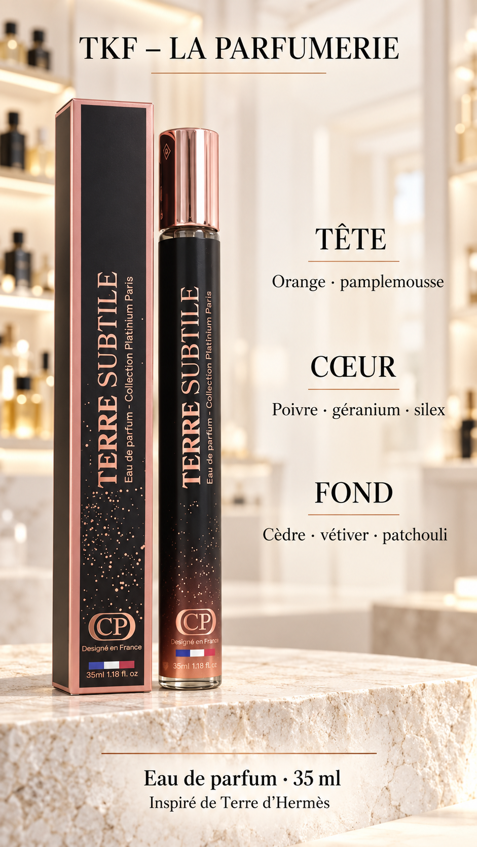 Les vaporisateurs de sac 35ml