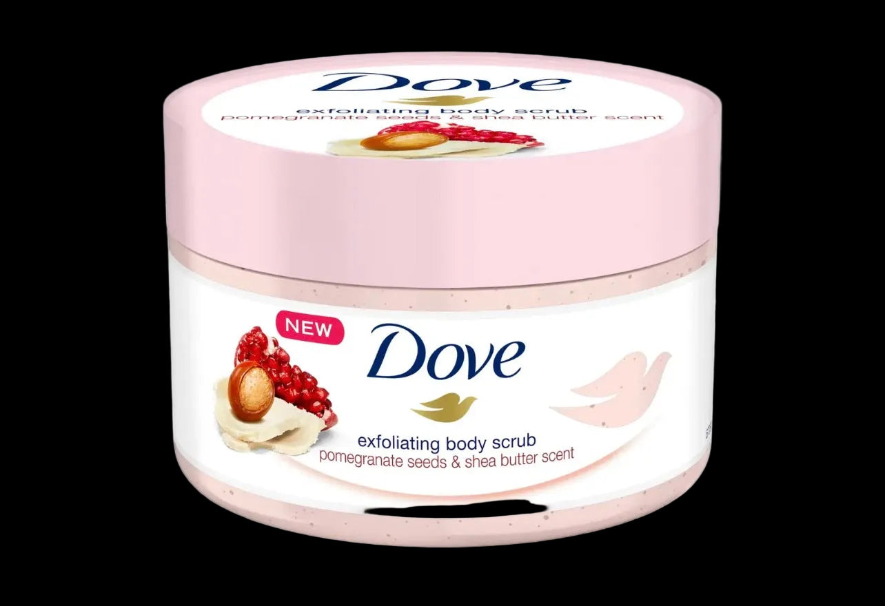 Dove Gommage corps Grenade et Beurre de Karité 225ml