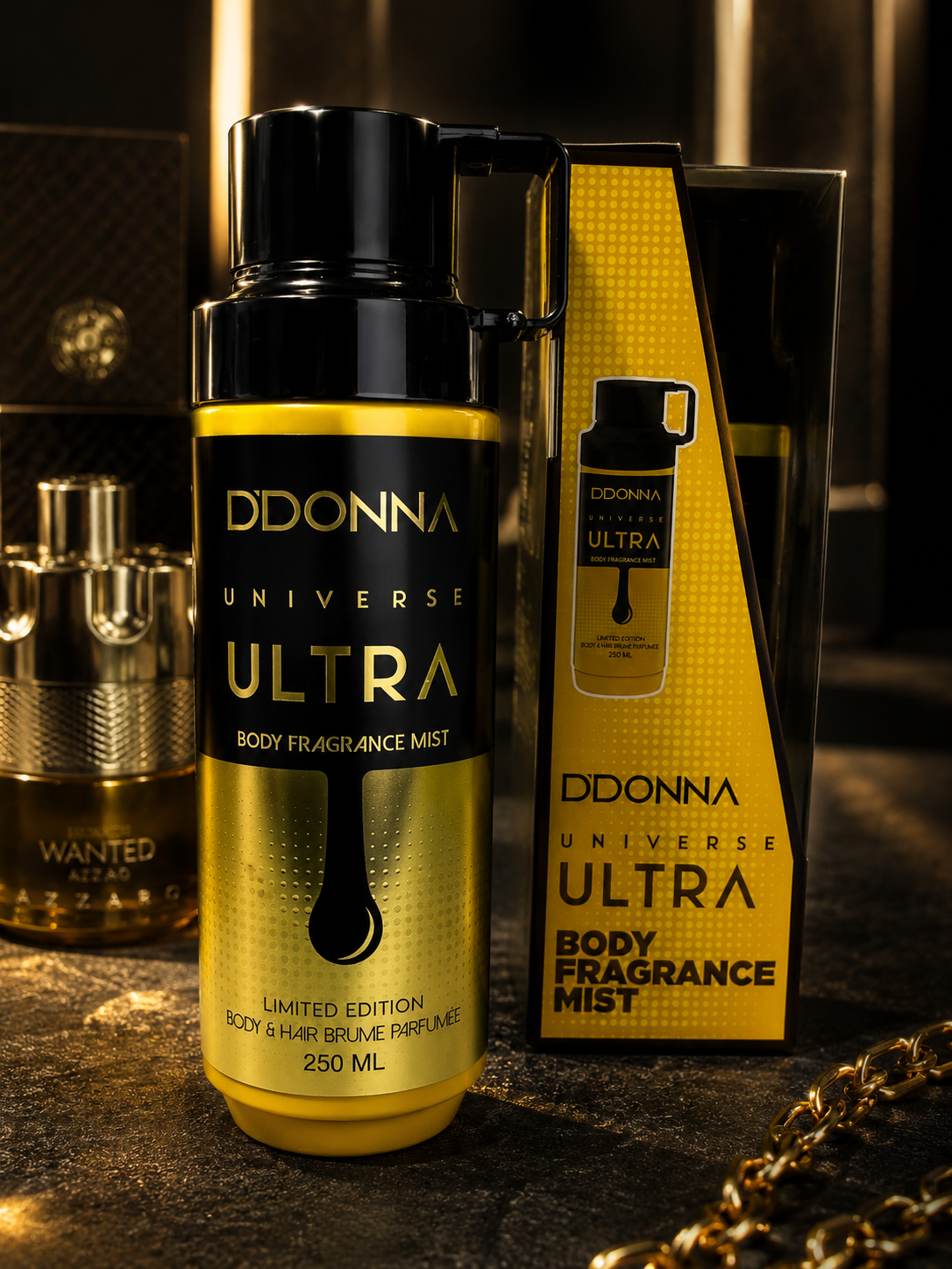 Universe Ultra brume corps&cheveux D'Donna 250 ML
