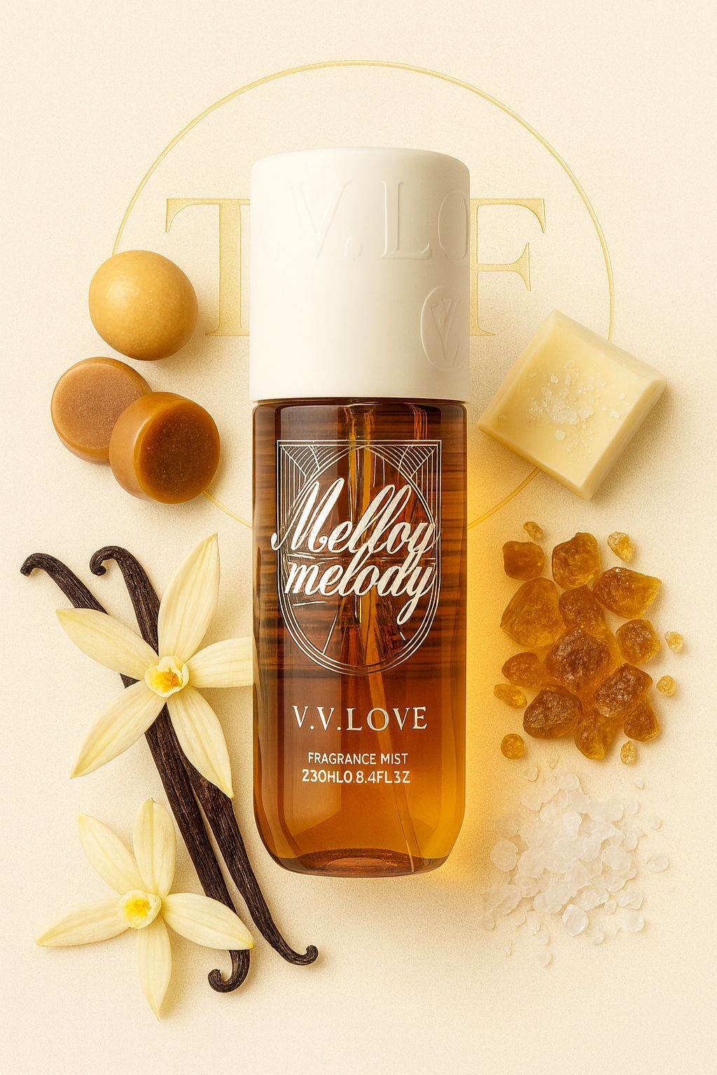 MELLOW MELODY – V.V. LOVE – Brume parfumée corps